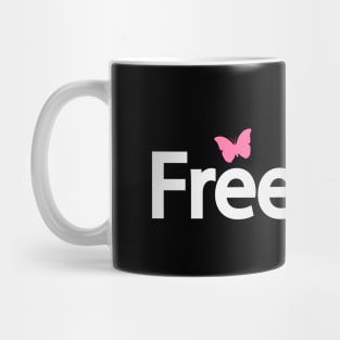 Freedom being free creative design Mug